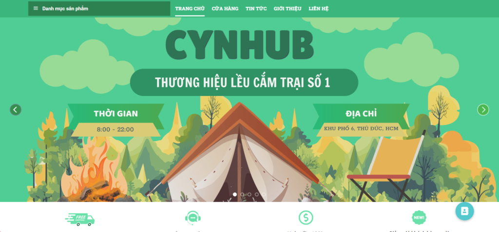 lều cắm trại cynhub - lều cắm trại giá rẻ chất lượng